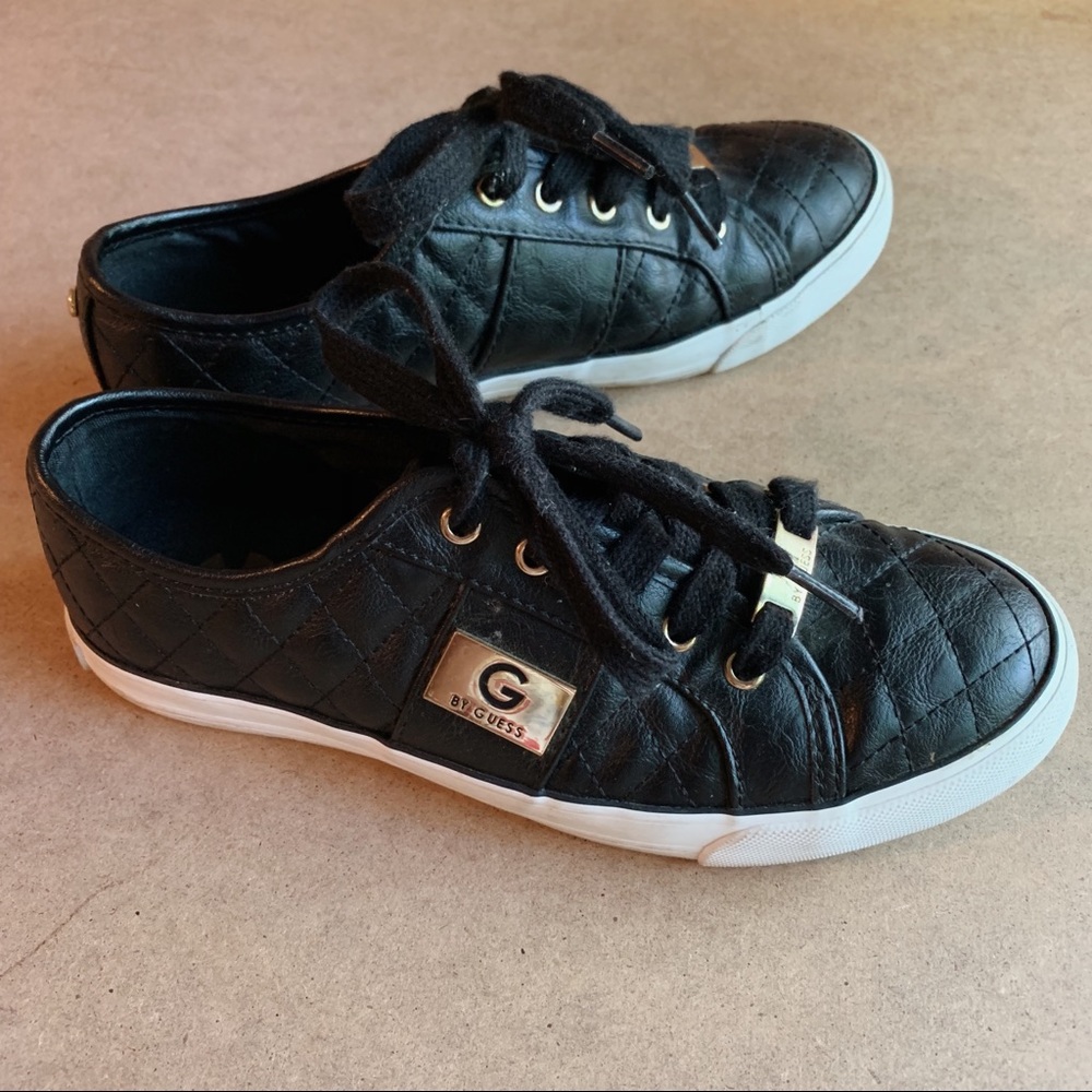 Black Quilted Sneaker